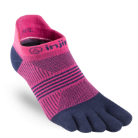 Injinji Women's Run No Show - Pink navy